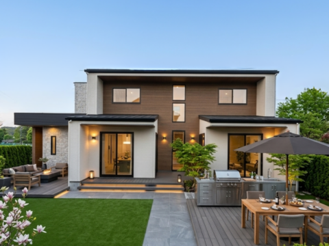 緑豊かなリゾート地に建てられる、建物47坪 LDK26帖の大型住宅!大きな家でも全館空調の力で家中どこでも快適な暮らし