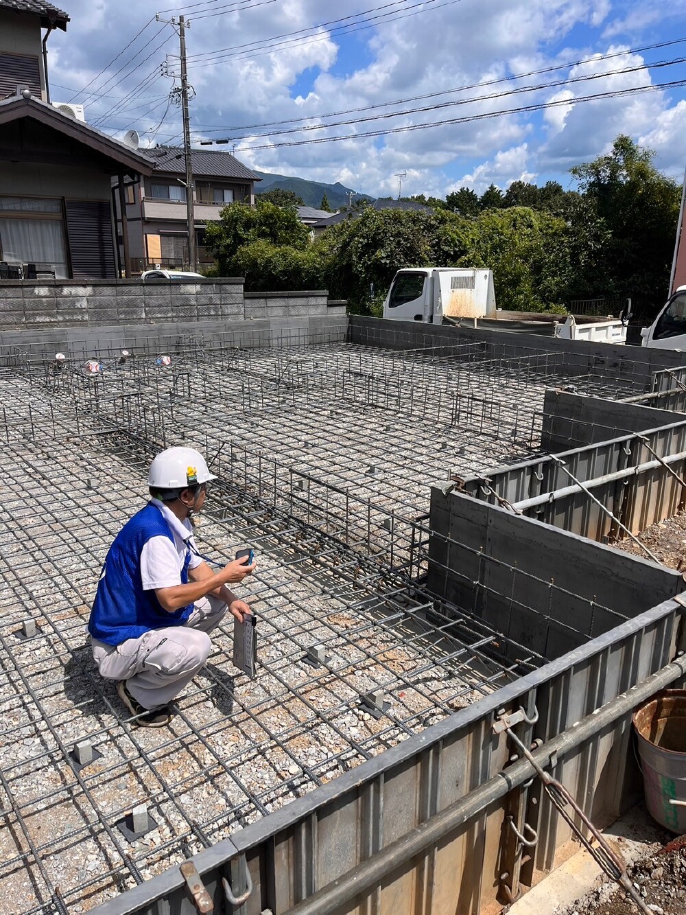 基礎配筋検査