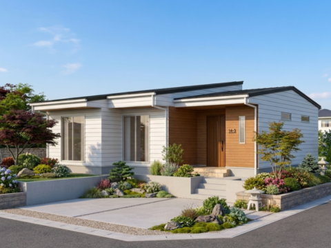 ご夫婦念願の平屋住宅、1台のエアコンで家中どこでも快適温度な全館空調の暮らし